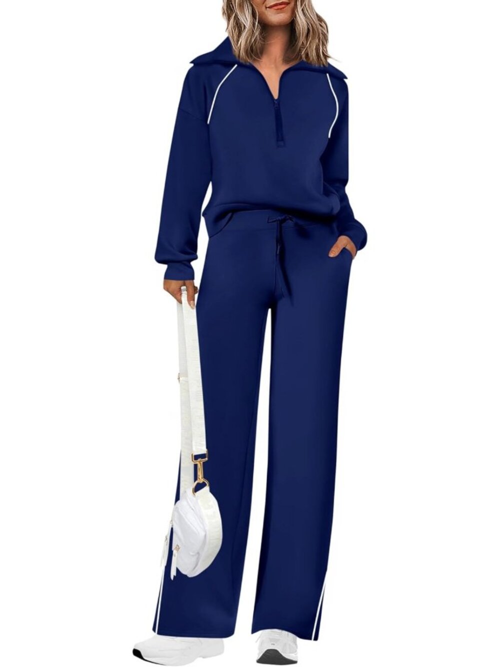 Chic Women's 2 Piece Matching Lounge Set | Cozy Sweatsuit for Casual Wear